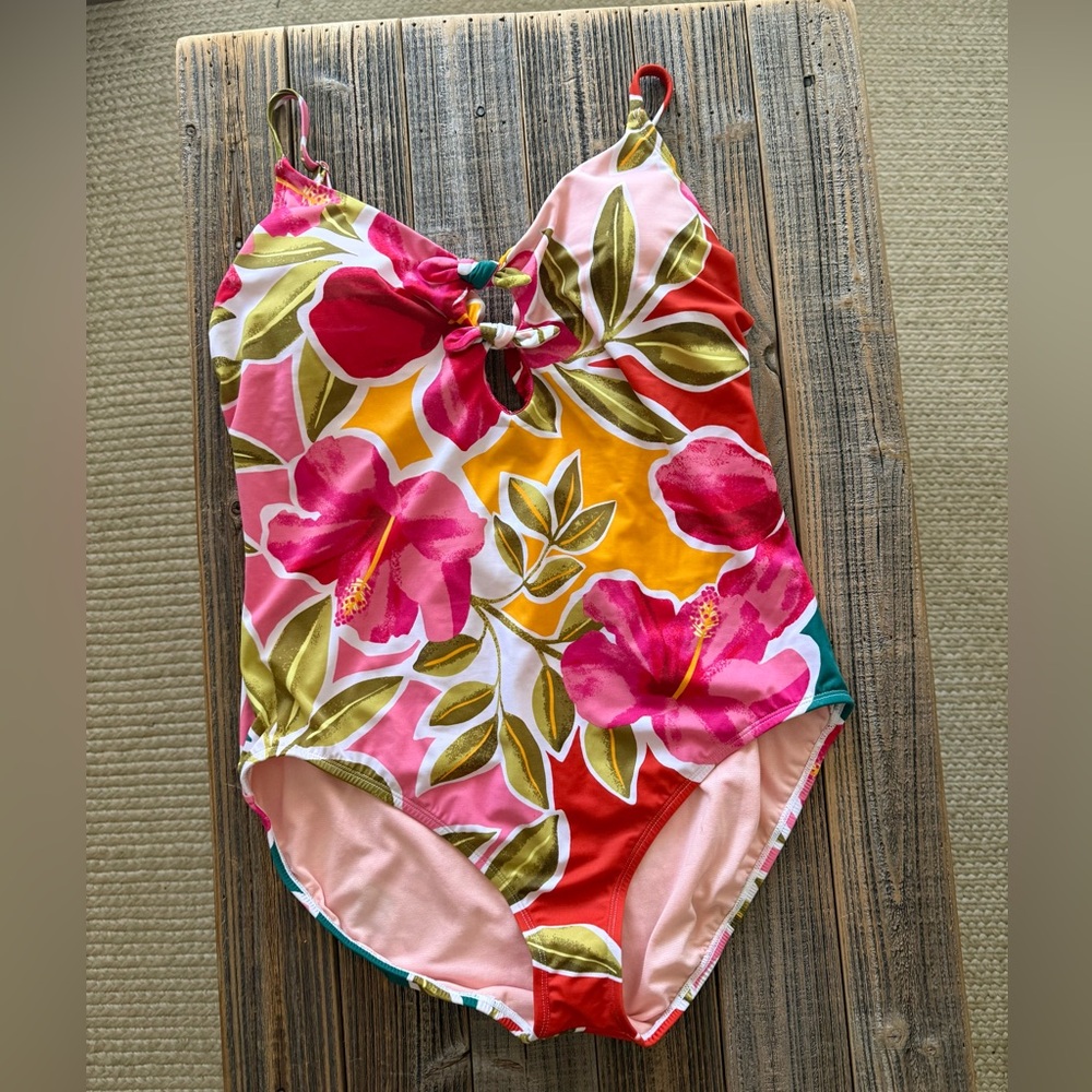 NWT Beach Betty by Miracle Brands One Piece Swimsuit - XL - Picture 4 of 6
